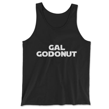 Gal Godonut Men/Unisex Tank in Black color